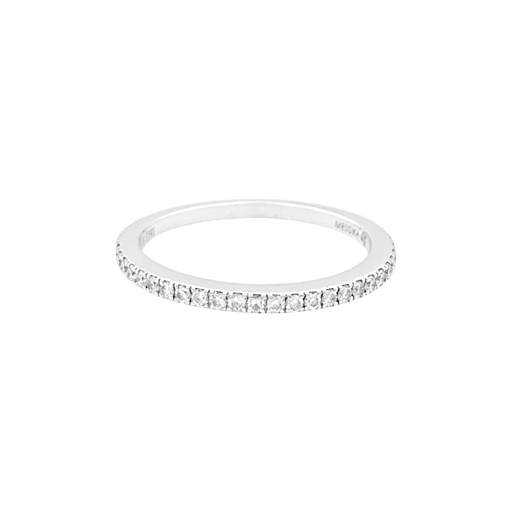 Bague Alliance MESSIKA "Émotion" en or blanc et diamants - Castafiore