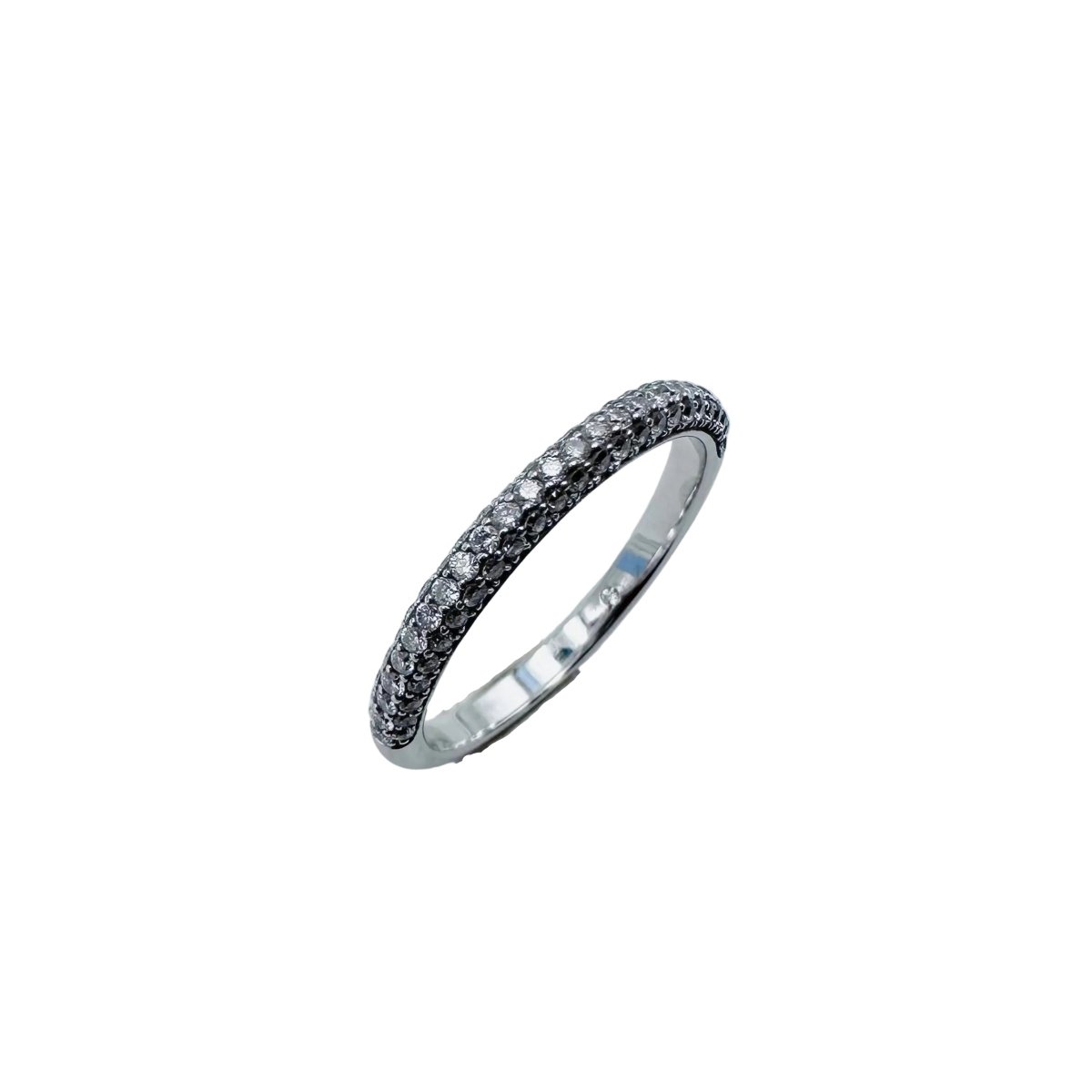 Bague Alliance MESSIKA "Joy" en or blanc et diamants - Castafiore