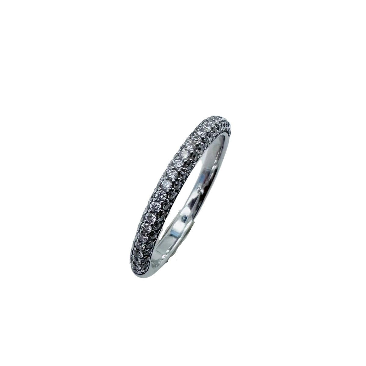 Bague Alliance MESSIKA "Joy" en or blanc et diamants - Castafiore