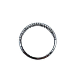 Bague Alliance MESSIKA "Joy" en or blanc et diamants - Castafiore