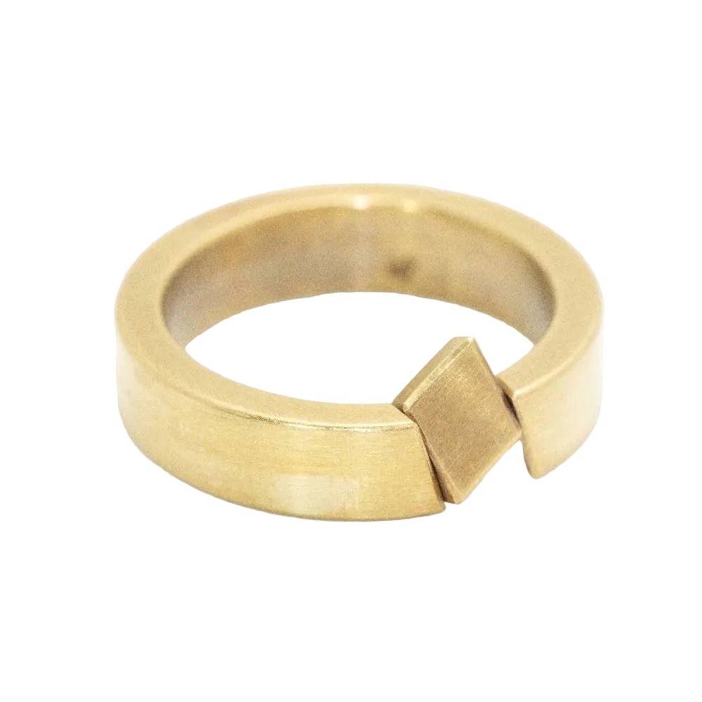 Bague Alliance NIESSING en or jaune et diamant - Castafiore