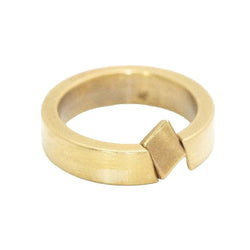 Bague Alliance NIESSING en or jaune et diamant - Castafiore