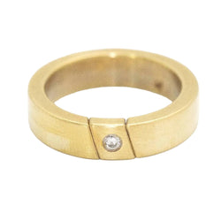 Bague Alliance NIESSING en or jaune et diamant - Castafiore