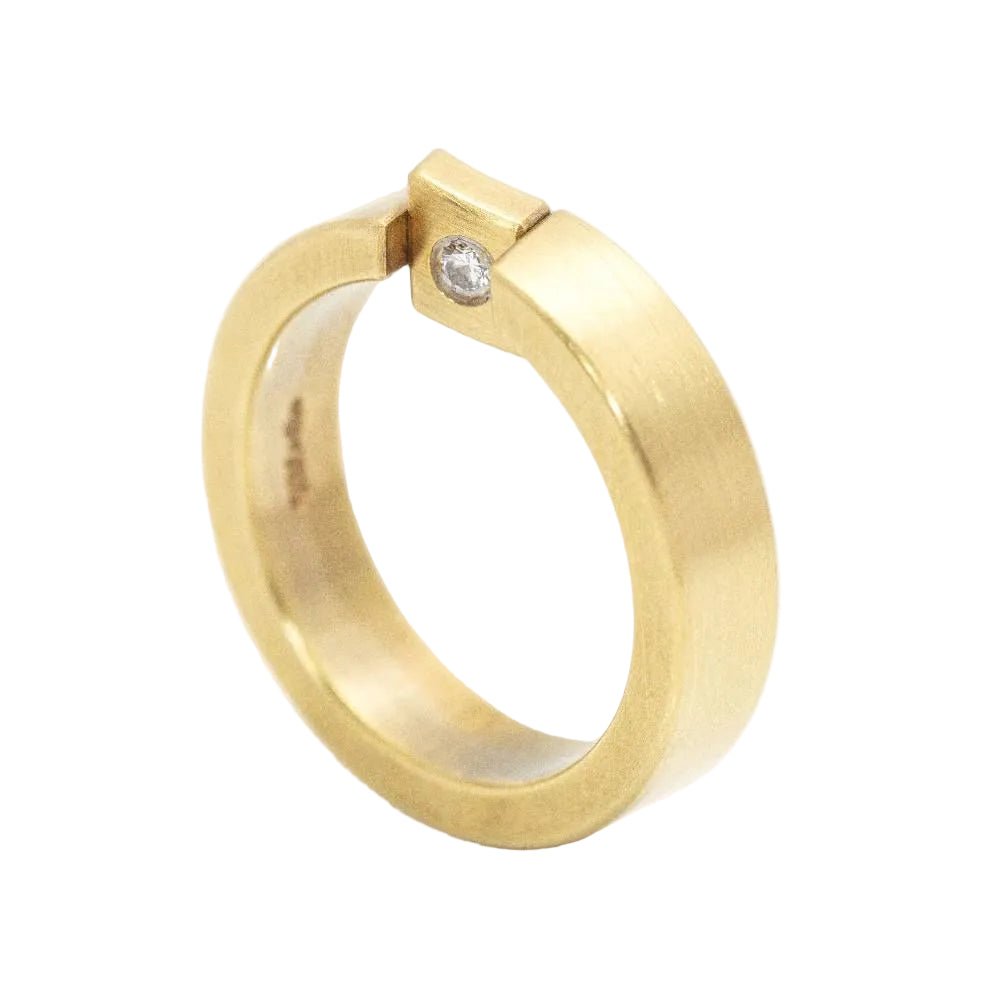 Bague Alliance NIESSING en or jaune et diamant - Castafiore