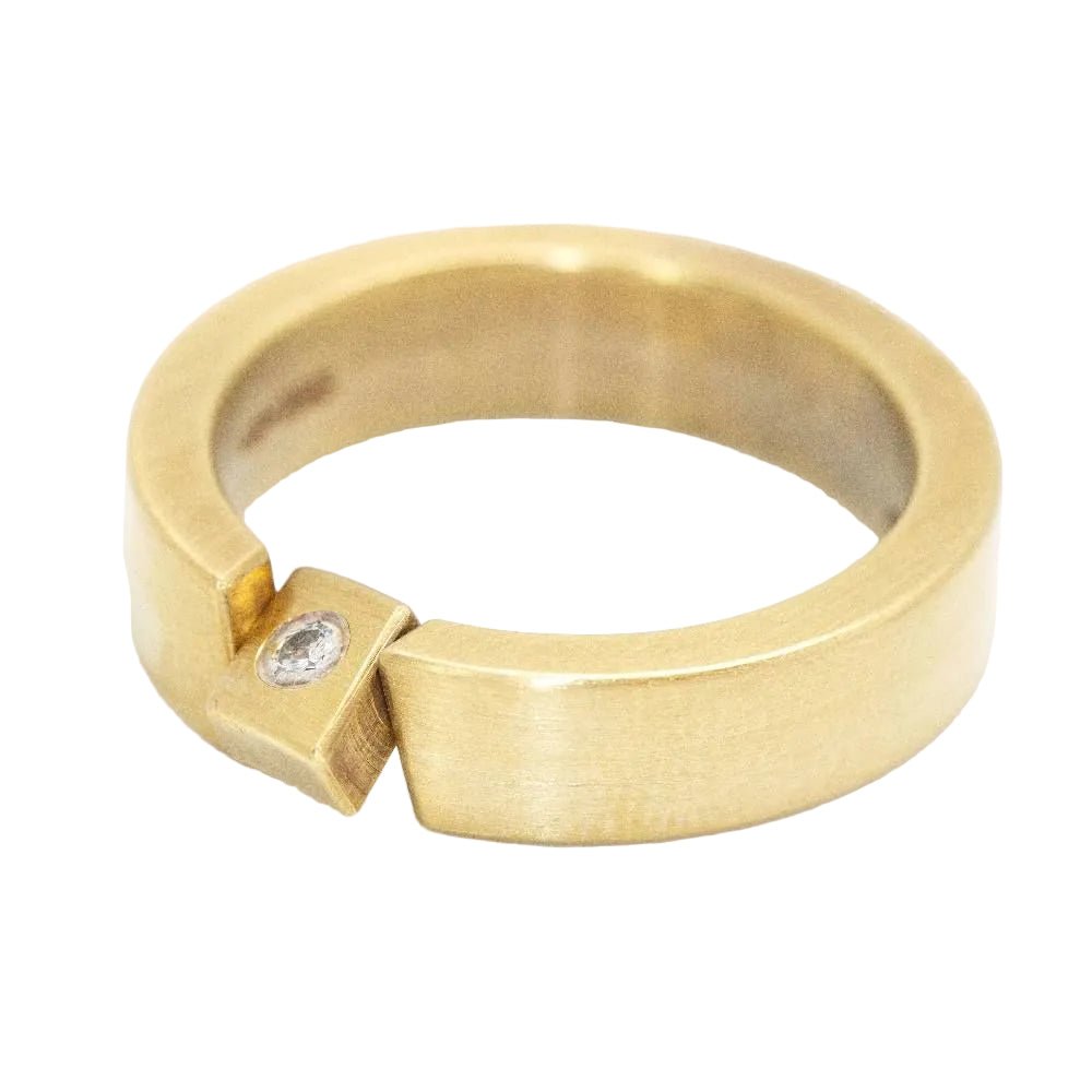 Bague Alliance NIESSING en or jaune et diamant - Castafiore