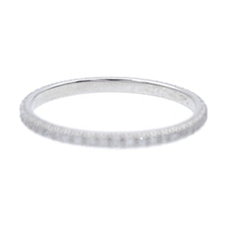 Bague Alliance Or blanc Diamant - Castafiore