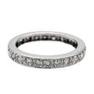 Bague Alliance Or blanc Diamant - Castafiore