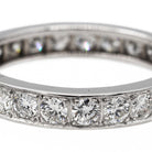 Bague Alliance Or blanc Diamant - Castafiore