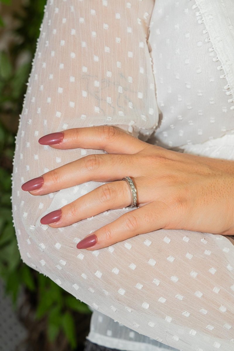 Bague Alliance Or blanc Diamant - Castafiore