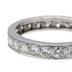 Bague Alliance Or blanc Diamant - Castafiore