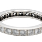 Bague Alliance Or blanc Diamant - Castafiore