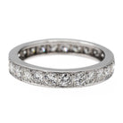 Bague Alliance Or blanc Diamant - Castafiore