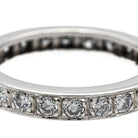 Bague Alliance Or blanc Diamant - Castafiore