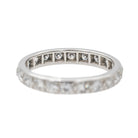 Bague Alliance Or blanc Diamant - Castafiore