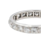 Bague Alliance Or blanc Diamant - Castafiore