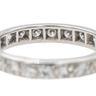 Bague Alliance Or blanc Diamant - Castafiore