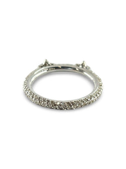 Bague alliance or et grenats verts 0,80 ct - Castafiore