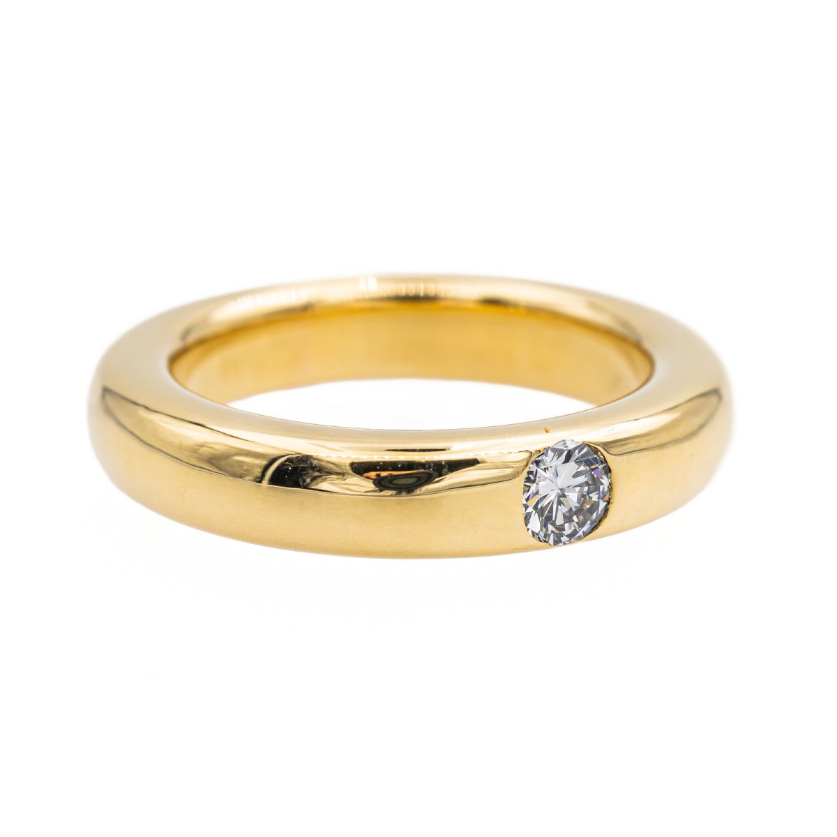 Bague Alliance Or jaune Diamant - Castafiore