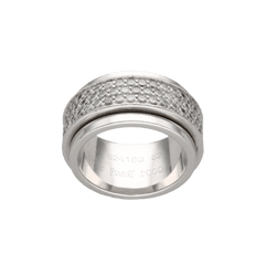 Bague Alliance PIAGET "Possession" en or blanc et diamants - Castafiore