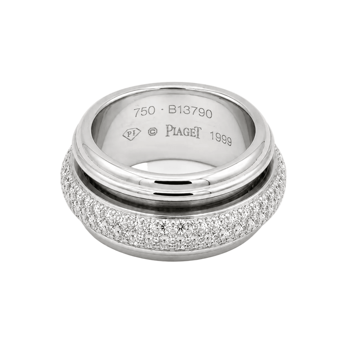 Bague Alliance PIAGET "Possession" en or blanc et diamants - Castafiore
