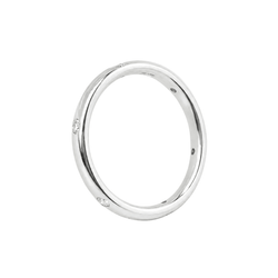Bague Alliance POMELLATO "Lucciole" en or blanc et diamant - Castafiore
