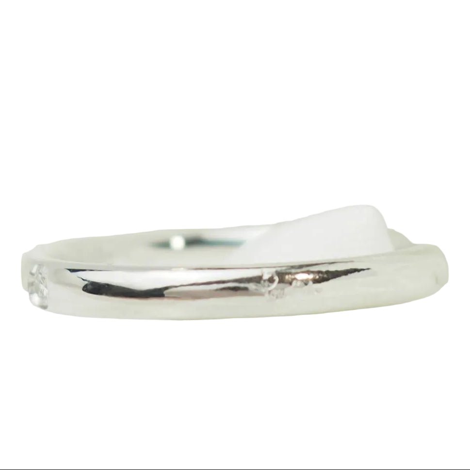 Bague Alliance POMELLATO "Lucciole" en or blanc et diamant - Castafiore