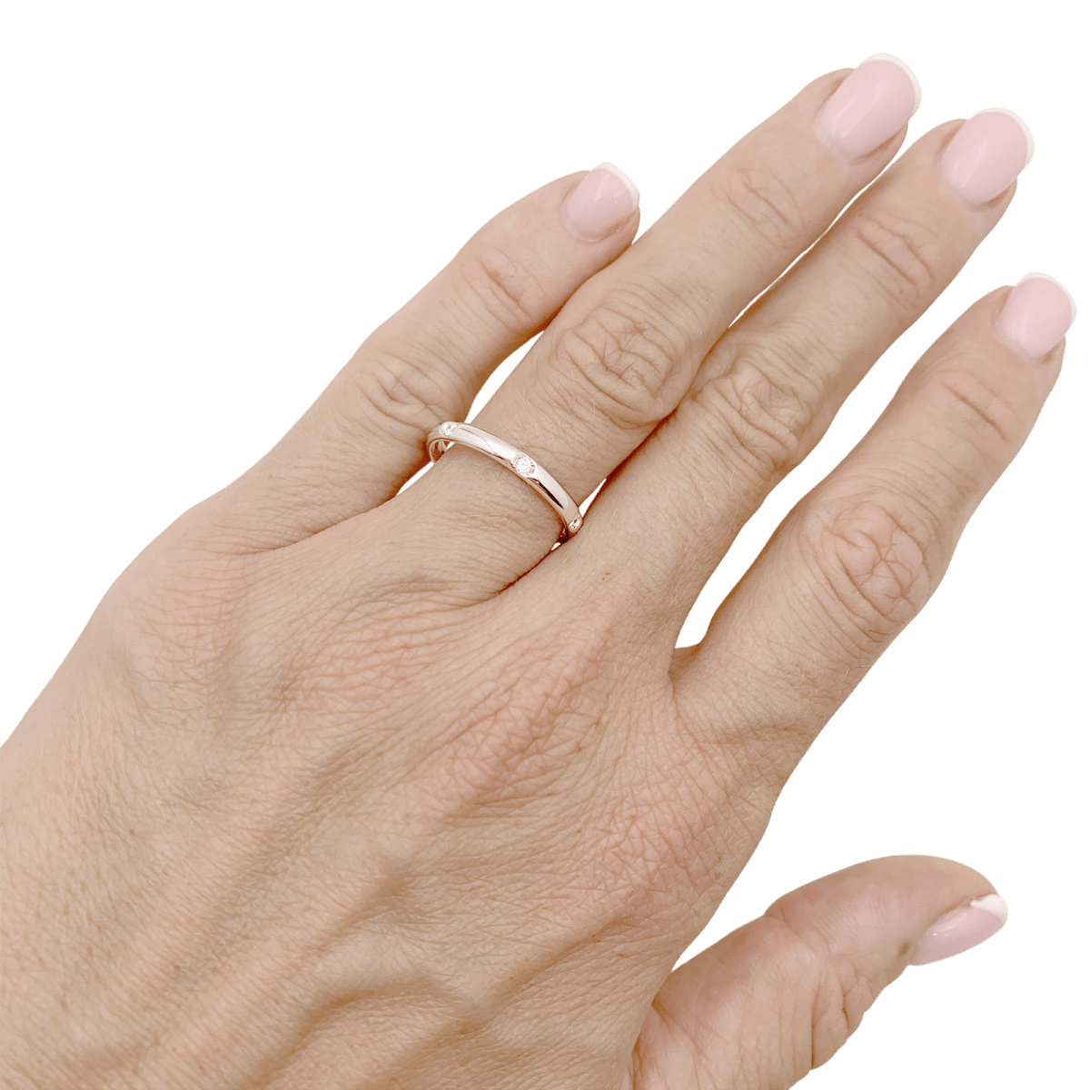 Bague Alliance POMELLATO "Lucciole" en or blanc et diamants - Castafiore