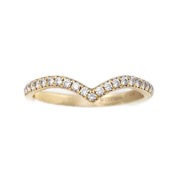 Bague Alliance TIFFANY & CO. "Soleste V" en or jaune et diamants - Castafiore