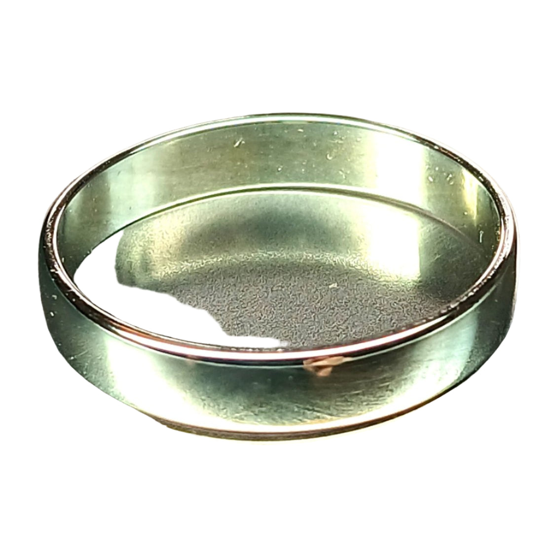 Bague Alliance unisexe en or gris - Castafiore