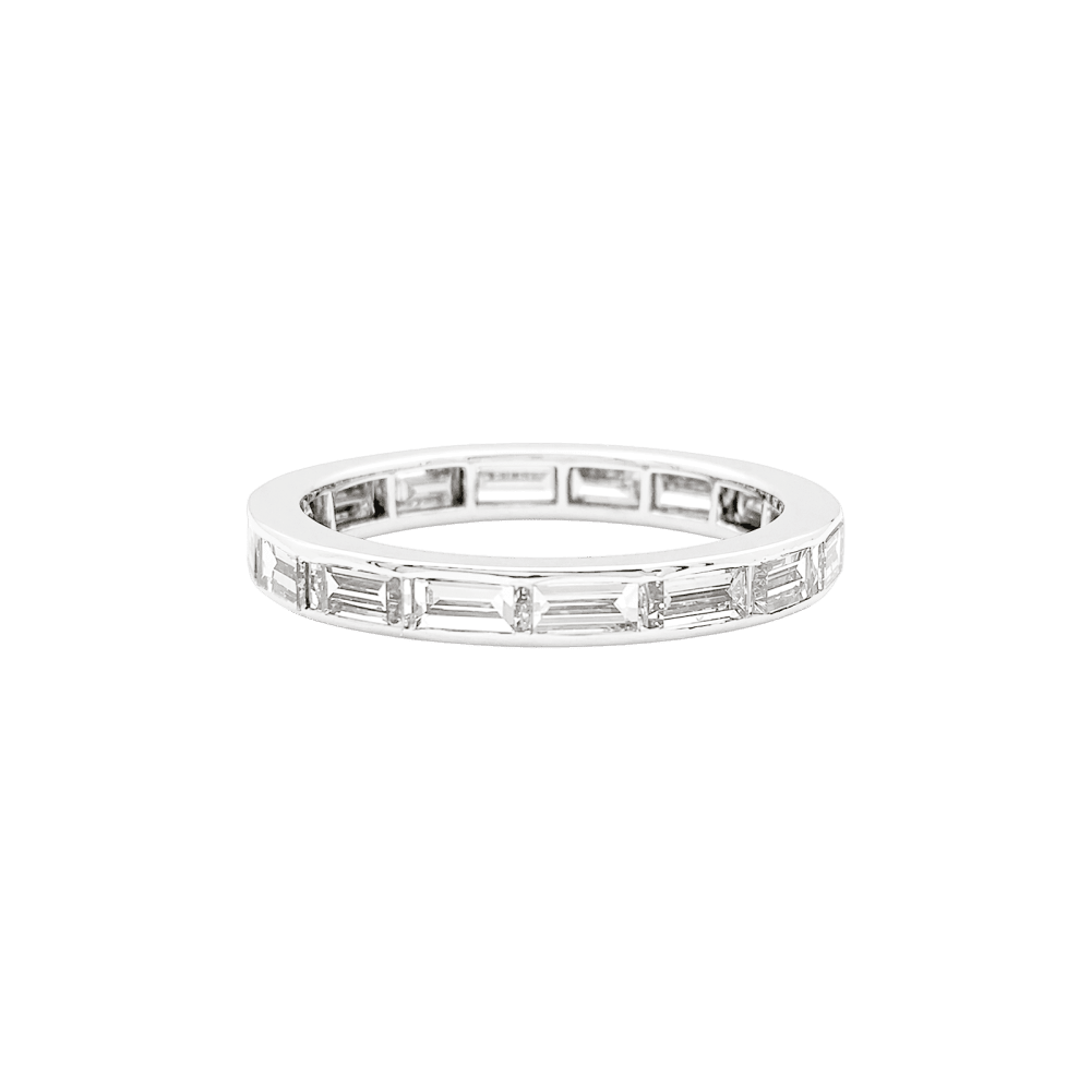 Ring Van Cleef & Arpels, "Romance" wedding ring, paltinium and diamonds chopsticks.