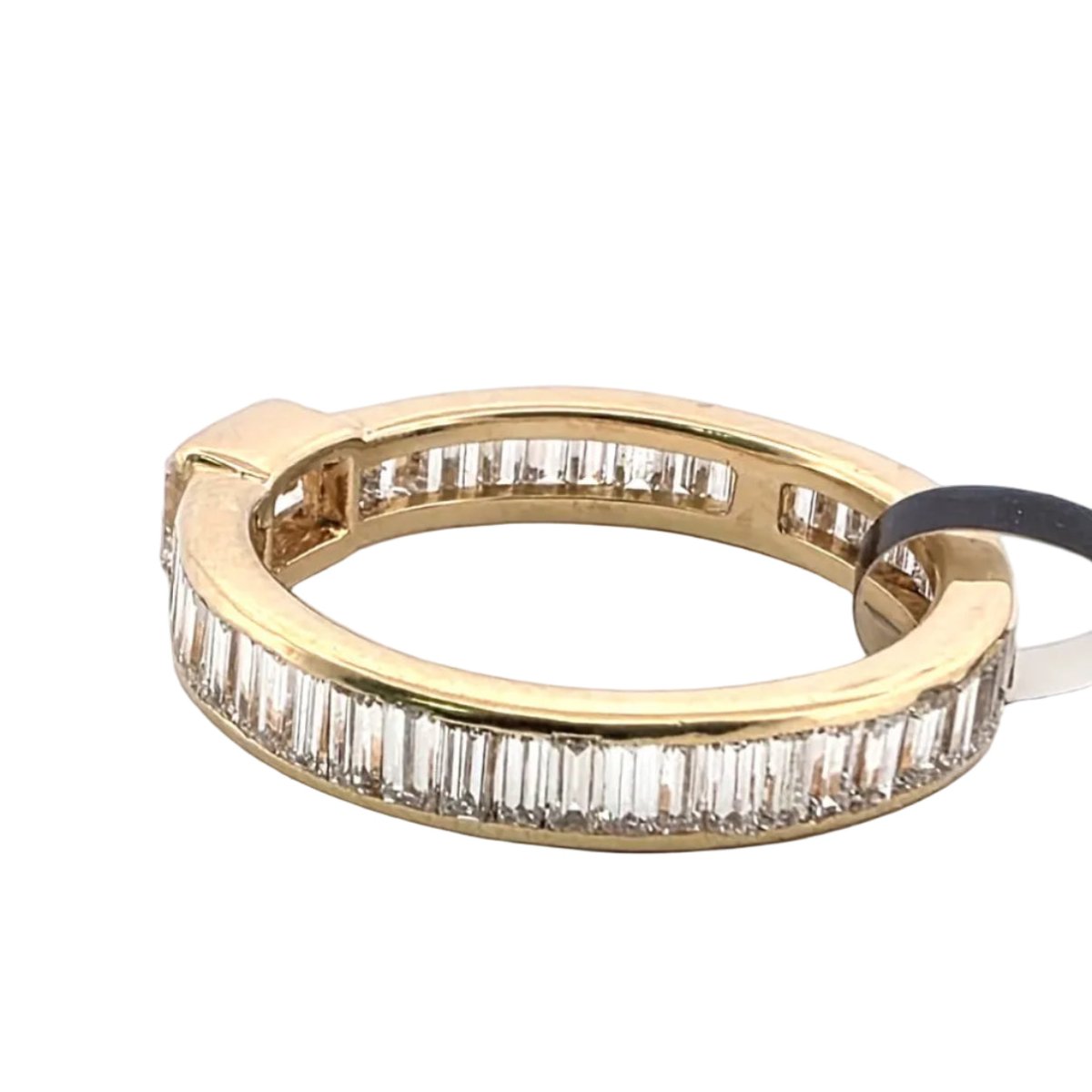 Bague Alliance VERETTA en or jaune et diamants - Castafiore
