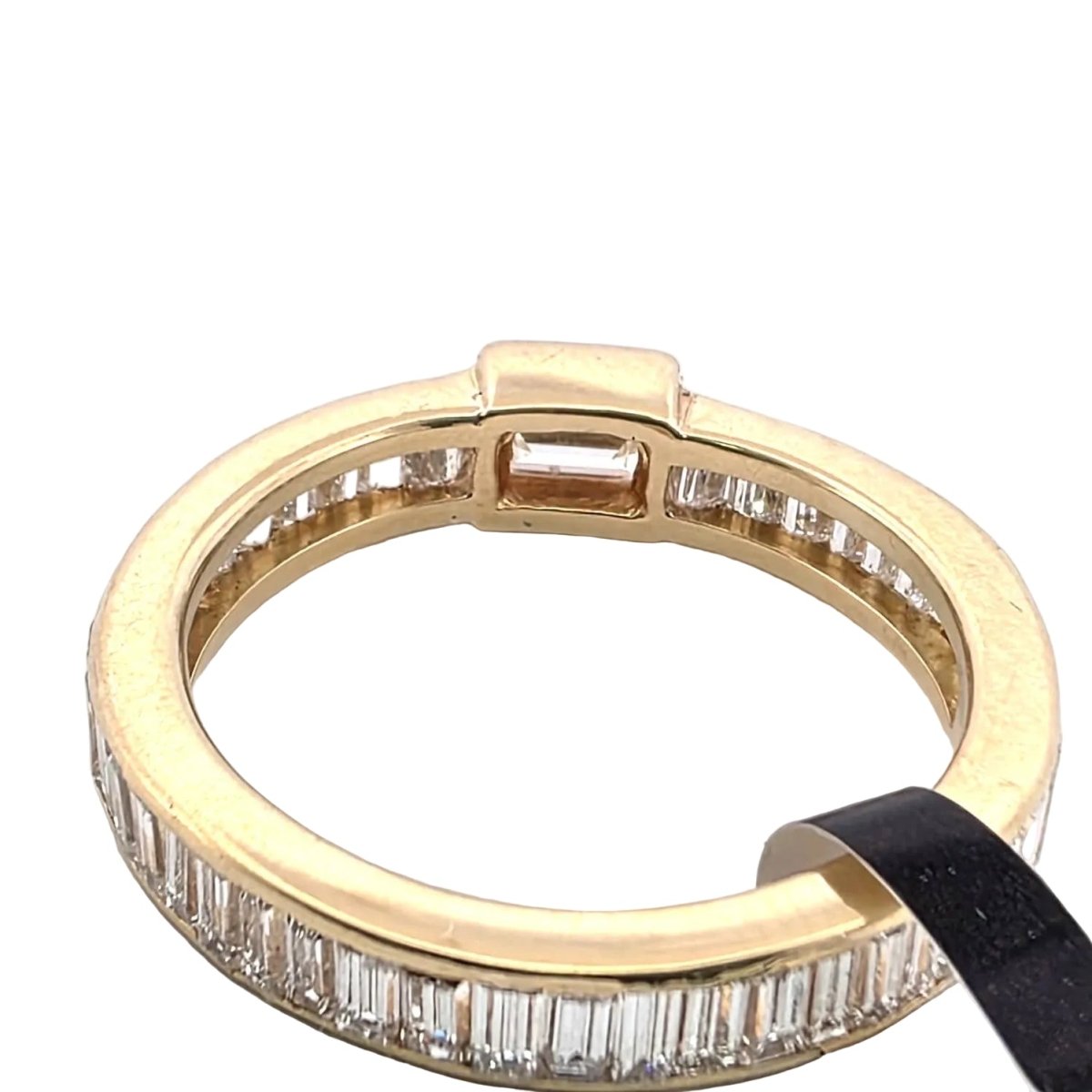 Bague Alliance VERETTA en or jaune et diamants - Castafiore