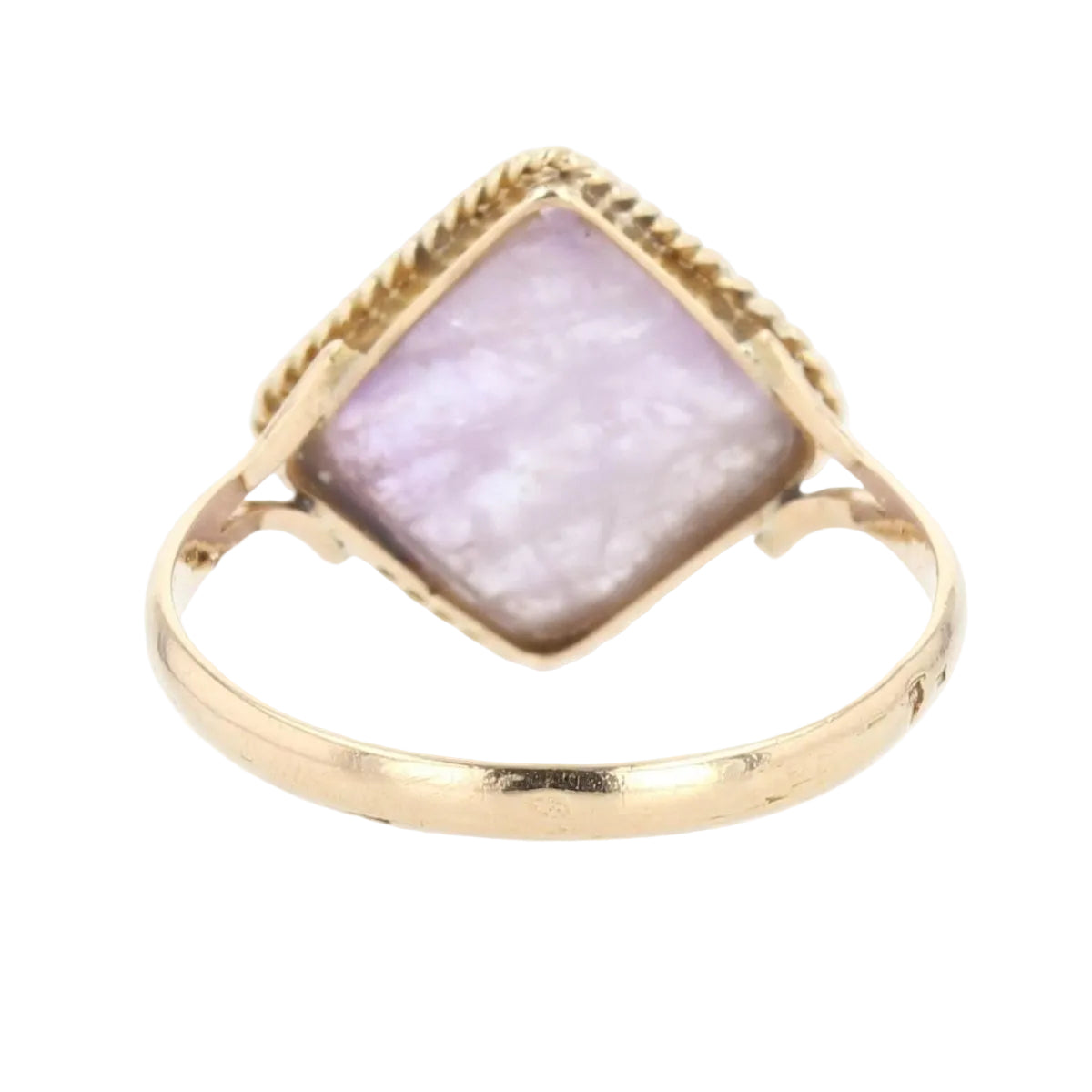 Bague ancienne améthyste et or - Castafiore
