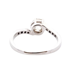 Bague ANCIENNE Diamant en or blanc - Castafiore