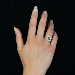 Ring peridot and diamonds former