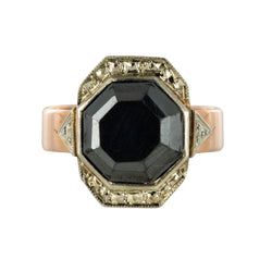 Bague ancienne hématite - Castafiore