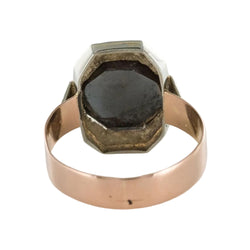 Bague ancienne hématite - Castafiore