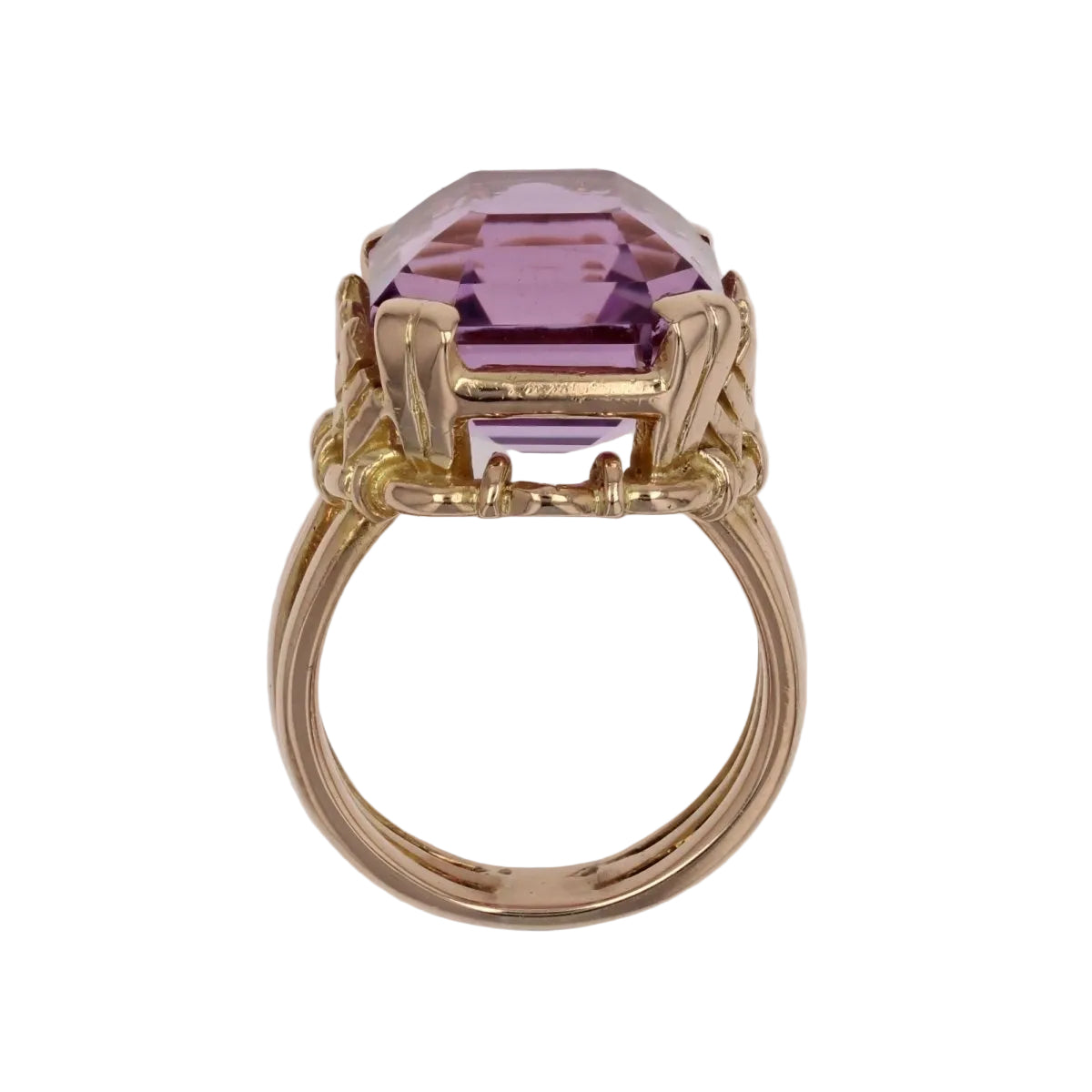 Bague ancienne Kunzite - Castafiore
