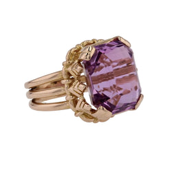 Bague ancienne Kunzite - Castafiore