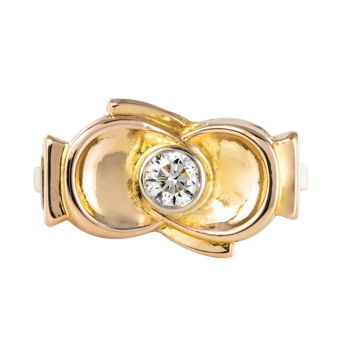 Bague ancienne nud diamant - Castafiore