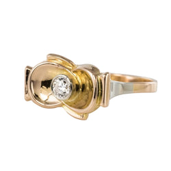 Bague ancienne nud diamant - Castafiore