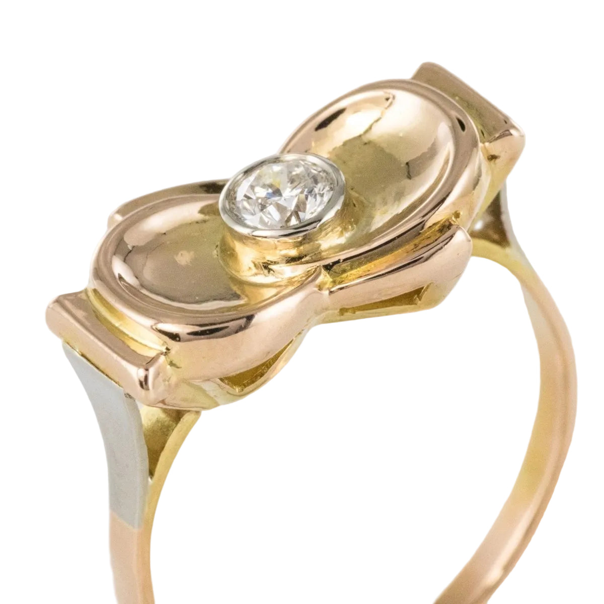 Bague ancienne nud diamant - Castafiore