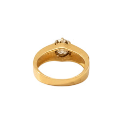 Bague Ancienne or jaune - Diamants 1,03 carats - Castafiore