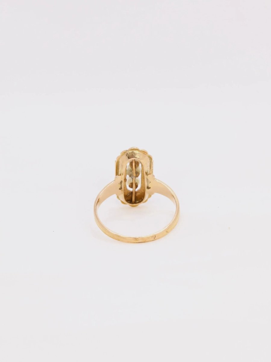 Bague ancienne or perles fines - Castafiore