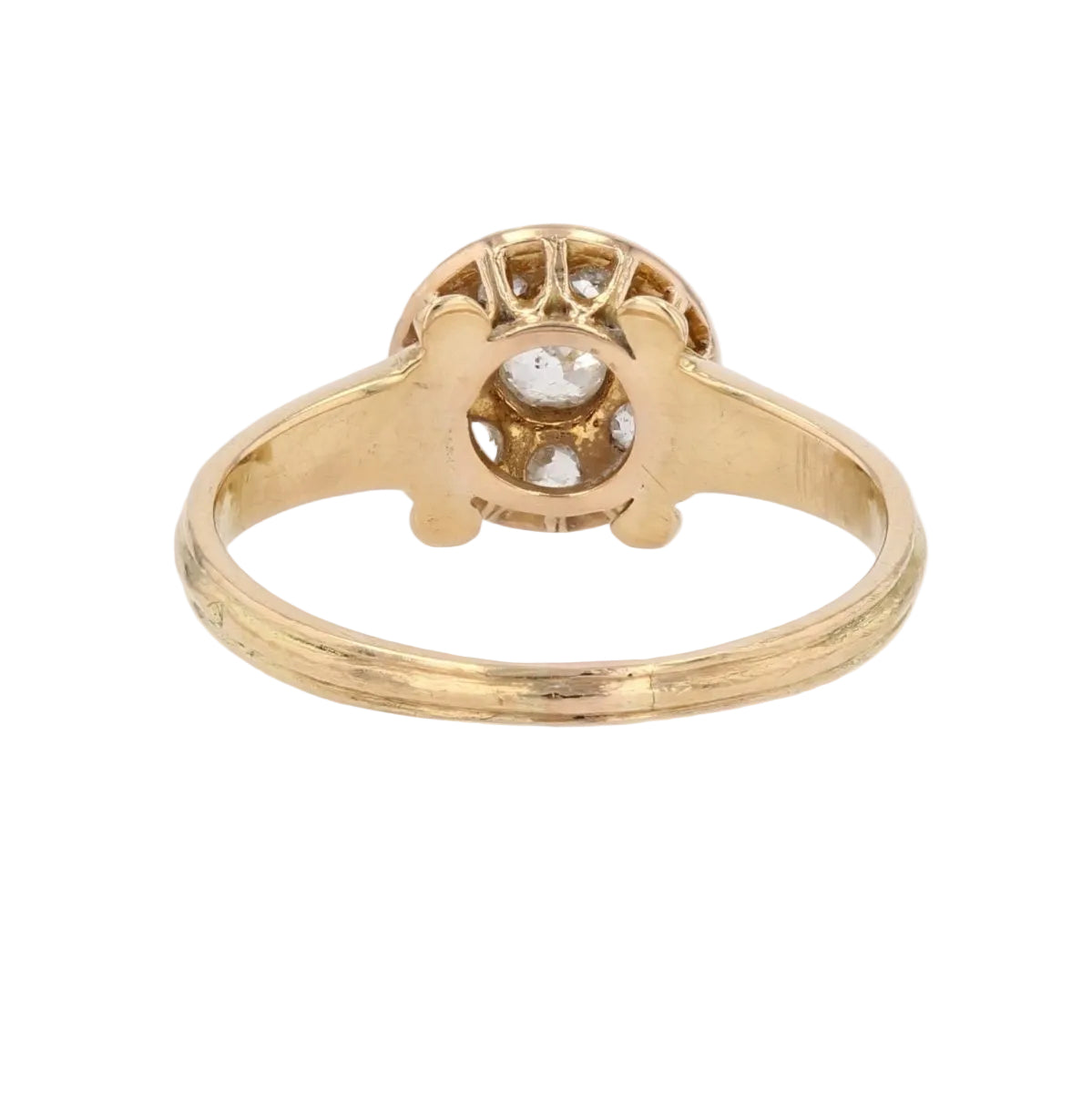Bague ancienne ronde diamants - Castafiore
