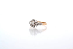 Bague ancienne sertie de diamants - Castafiore