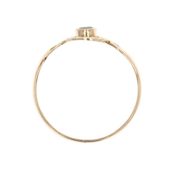 Bague ANCIENNE Tourbillon en or jaune et saphir - Castafiore