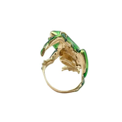 Bague Anello en or jaune et émail - Castafiore