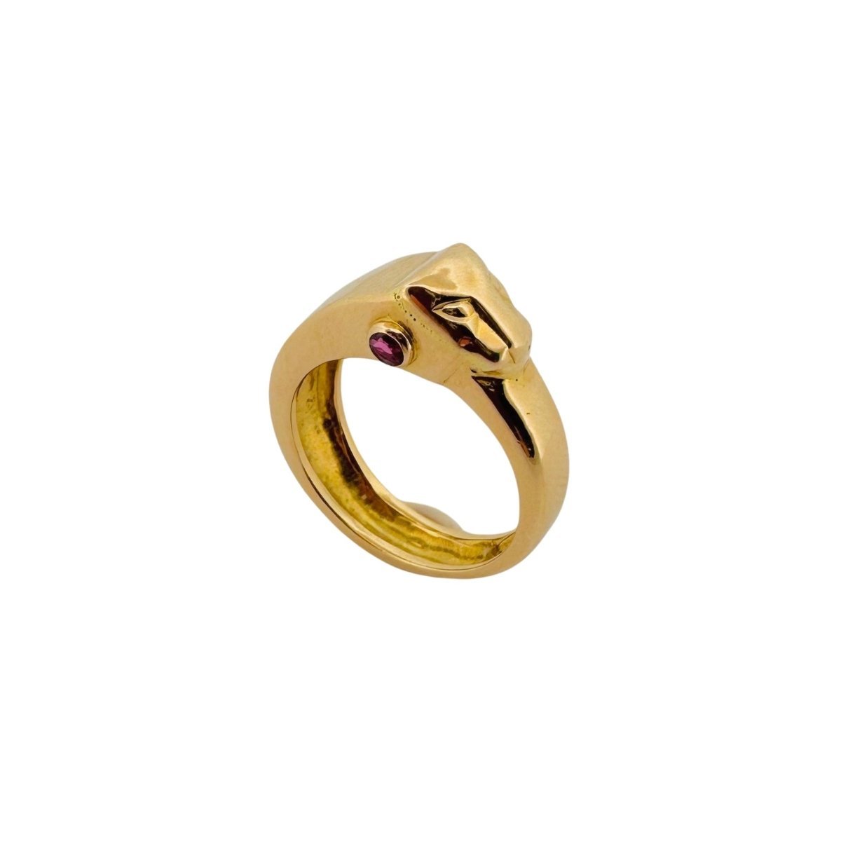 Bague "Animal" en or jaune et rubis - Castafiore