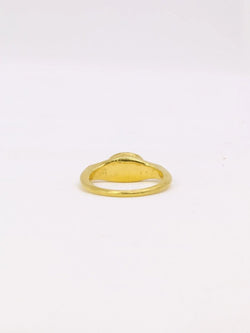 Bague antique intaille romaine sur agate figurant Athena de profil - Castafiore